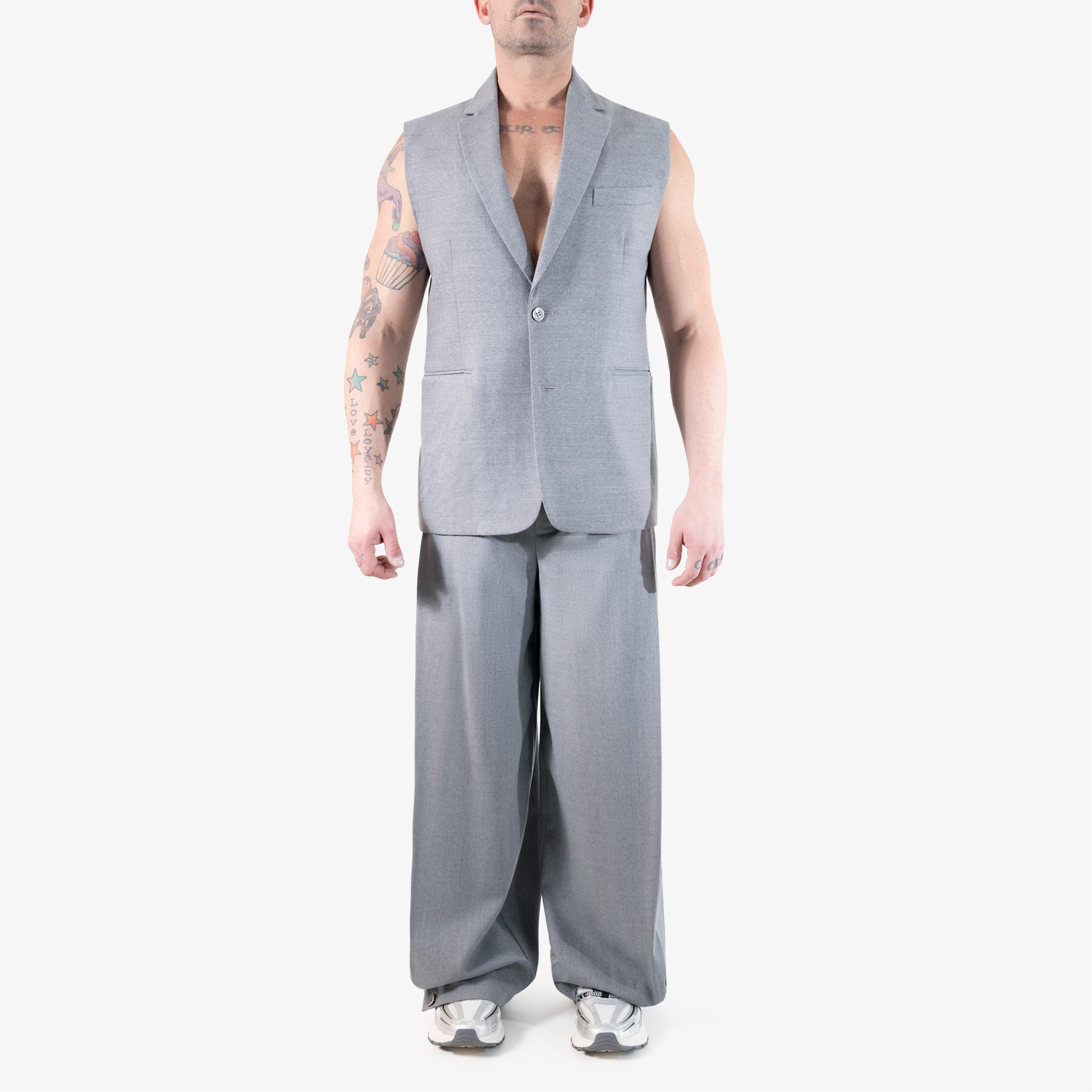 Single- Breasted wool vest